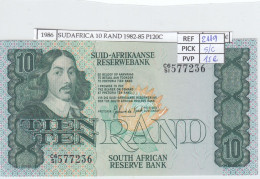 Delcampe - CRJ1986 BILLETE SUDAFRICA 10 RAND 1982  P-120c SIN CIRCULAR - Afrique Du Sud