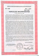 Delcampe - Hercules Incorporated - 1985 - 1000 ECU - Delaware - Andere & Zonder Classificatie