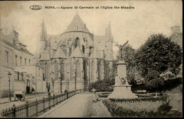 Delcampe - Mons Hainaut Mons Square St. Germain Eglise Ste. Waudru - Mons