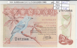 Delcampe - CRJ0319 BILLETE SURINAME 2.5 GULDEN 1985 P-119a - Surinam