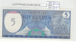 Delcampe - CRJ1839 BILLETE SURINAME 5 GULDEN 1982 P-125 - Surinam