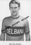 Delcampe - CARTE CYCLISME WIM VAN STEENIS TEAM DELBANA 1971 ( COUPE, FORMAT 9 X 13 ) - Radsport
