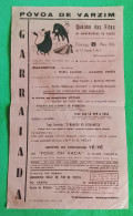 Delcampe - Póvoa De Varzim - Cartaz De 1966 - Tourada - Queima Das Fitas Da Universidade Do Porto - Toros - Bullfight - Portugal - Affiches
