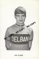 Delcampe - CARTE CYCLISME JAN KLOM TEAM DELBANA 1971 ( FORMAT 10 X 15 ) ) - Radsport