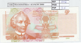 Delcampe - CRJ1182 BILLETE TRANSNISTRIA 1 RUBLO 2000 P-34a - Other - Europe