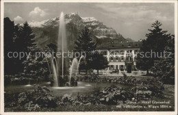 Delcampe - Glarus GL Hotel Glarnerhof Mit Volksgarten Und Wiggis - Sonstige & Ohne Zuordnung