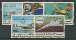 Delcampe - Mauretanien 1977 Geschichte Der Luftfahrt 576/80 Postfrisch - Mauritania (1960-...)
