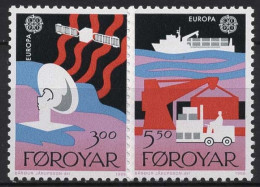 Delcampe - Färöer 1988 Europa CEPT: Transport- Und Kommunikationsmittel 166/67 Postfrisch - Faeroër