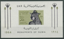 Delcampe - Ägypten 1964 UNO Schutz Der Nubischen Denkmäler Block 16 Postfrisch (C27301) - Blocs-feuillets