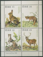 Delcampe - Irland 1980 Jagdbare Wildtiere Block 3 Postfrisch (C16280) - Blocks & Kleinbögen