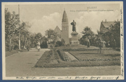 Delcampe - Velbert Christuskirche U. Kaiser-Friedrich-Denkmal, Gelaufen 1912 (AK1287) - Velbert