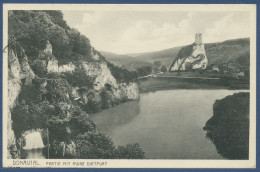 Delcampe - Donautal Partie Mit Ruine Dietfurt, Gelaufen 1928 (AK2219) - Sigmaringen
