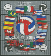 Delcampe - Jugoslawien 1998 Volleyball-WM Silbermedaille Block 48 Gestempelt (C93497) - Blocks & Kleinbögen