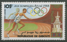 Delcampe - Dschibuti 1988 Olympische Spiele Seoul Laufen 509 Postfrisch - Djibouti (1977-...)