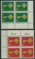 Delcampe - Bund 1968 Europa CEPT 559/60 4er-Block Ecken Postfrisch (R19998) - Neufs