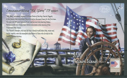 Delcampe - Pitcairn 2006 WASHINGTON USA-Flagge Old Glory Block 43 Postfrisch (C25347) - Pitcairn