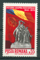 Delcampe - Rumänien 1970 Ende Des 2. Weltkrieges Flaggen 2836 Postfrisch - Nuovi