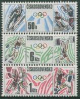 Delcampe - Tschechoslowakei 1988 Olympische Spiele Calgary & Seoul 2941/43 Postfrisch - Ungebraucht