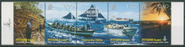Delcampe - Pitcairn 2008 Geschichte Des Langbootbaus 753/56 ZD Postfrisch (C40534) - Pitcairn