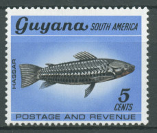 Delcampe - Guyana 1968 Einheimische Tierwelt Fisch Panzerwels 304 Postfrisch - Guyane (1966-...)