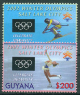 Delcampe - Guyana 2002 Olympische Winterspiele Salt Lake City 7401/02 Postfrisch - Guyane (1966-...)