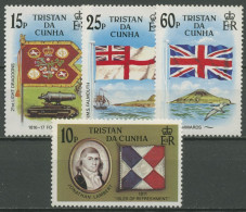 Delcampe - Tristan Da Cunha 1985 Flaggen 390/93 Postfrisch - Tristan Da Cunha
