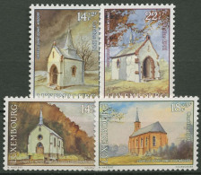 Delcampe - Luxemburg 1991 Caritas Kapellen 1284/87 Postfrisch - Oblitérés