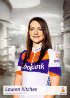 Delcampe - Cyclisme, Lauren Kitchen - Radsport