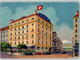 Delcampe - 1200 Genève Genf - Hotel International & Terminus Gez. Karte - 10158698 - Genève