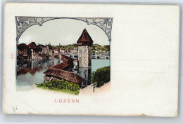Delcampe - 6000 Luzern Lucerne - Wasserturm, Kapellbrücke - 50522187 - Luzern