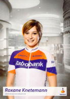 Delcampe - Cyclisme, Roxane Knetemann - Radsport