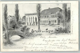 Delcampe - 3250 Lyss 1903 - Sign. Kunz, A. Gasthaus Zum Weissen Kreuz - 13552211 - Lyss