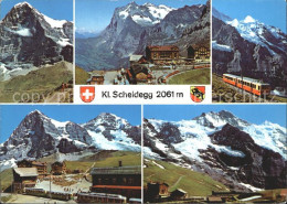 Delcampe - Kleine Scheidegg Interlaken Passhoehe Zahnradbahn Eiger Nordwand Wetterhorn Jung - Sonstige & Ohne Zuordnung