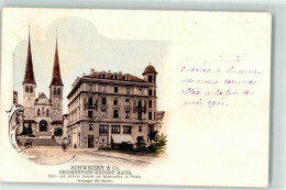 Delcampe - 6000 Luzern Lucerne - Schweizer Und Co Seidenstoff Export Haus Hofkirche... - 10610648 - Luzern