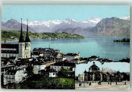 Delcampe - 6000 Luzern Lucerne - Alpen Hofkirche Bahnhof - 10620648 - Luzern