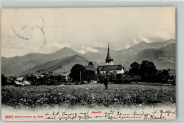 Delcampe - 3703 Aeschi B. Spiez 1909 - Kirche - 10497814 - Aeschi Bei Spiez