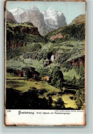 Delcampe - 3860 Meiringen 1912 - Hasliberg Hotel Alpbach Mit Wetterhorngruppe - 10162251 - Meiringen
