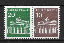 Delcampe - Deutschland / BRD / Bund W 24 Postfrisch Mnh Aus Markenheftchenblatt 17 (006) - Neufs