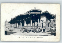 Delcampe - Louvain Flandre Louvain Marche Poissons - Leuven