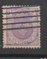 Delcampe - 1911 USED Sweden Facit 74cx Watermark / - Oblitérés
