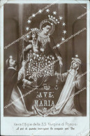 Delcampe - V689 Cartolina Pompei Vera Effige Della S.s.vergine Napoli - Napoli (Neapel)