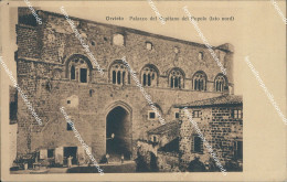 Delcampe - Ae632 Cartolina Orvieto Palazzo Del Capitano Del Popolo Provincia Di Terni - Terni