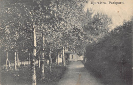 Delcampe - B324 Sweden Djursatra Parkparti Park Vintage Postcard - Schweden