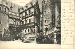 Delcampe - Wernigerode Harz Schlosshof - Wernigerode