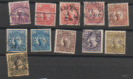 Delcampe - 1911 USED Sweden Lot Watermark KPV - Oblitérés