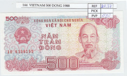 Delcampe - CRJ0144 BILLETE VIETNAM 500 DONG 1988 P-101a - Viêt-Nam