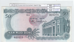 Delcampe - CRJ0128 BILLETE VIETNAM SUR 50 DONG 1969 P-25a - Viêt-Nam