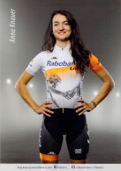 Delcampe - Cyclisme, Anna Knauer - Radsport