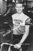 Delcampe - CARTE CYCLISME NANNO BAKKER TEAM AMSTEL 1971 ( COUPE FORMAT 8,7 X 13,5 ) - Radsport