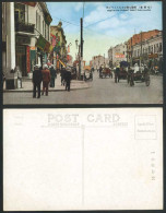 Delcampe - China HARBIN Old Postcard Mostwaya Street Scene Great Rush Halpin Harhpin, Carts - China